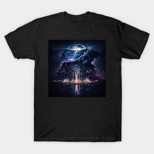 Cyberpunk Electrical Storm T-Shirt